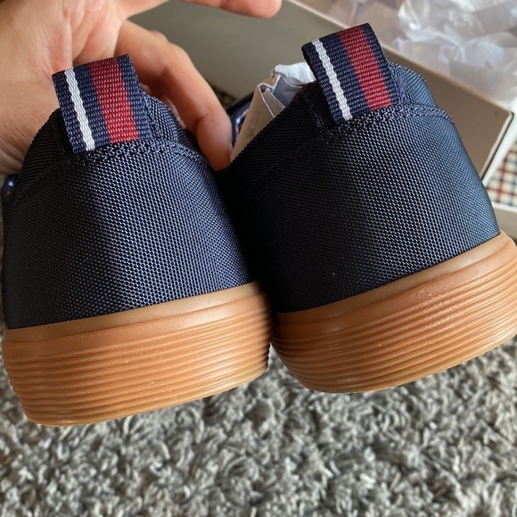 New in Box Ben Sherman Bristol Lace to Toe Sneakers In Navy Nylon Size 11.5 - Picture 6 of 8